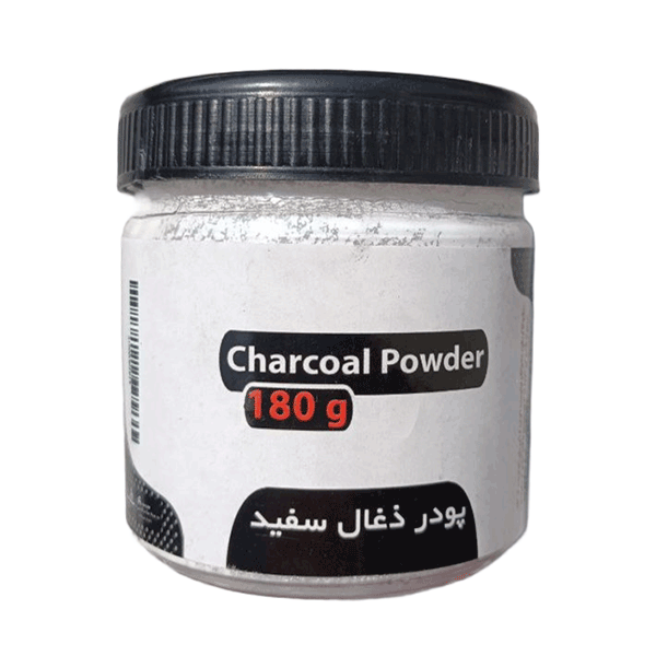 pudrezoghal_sefid پودر زغال سفید 180 گرمی ویونا