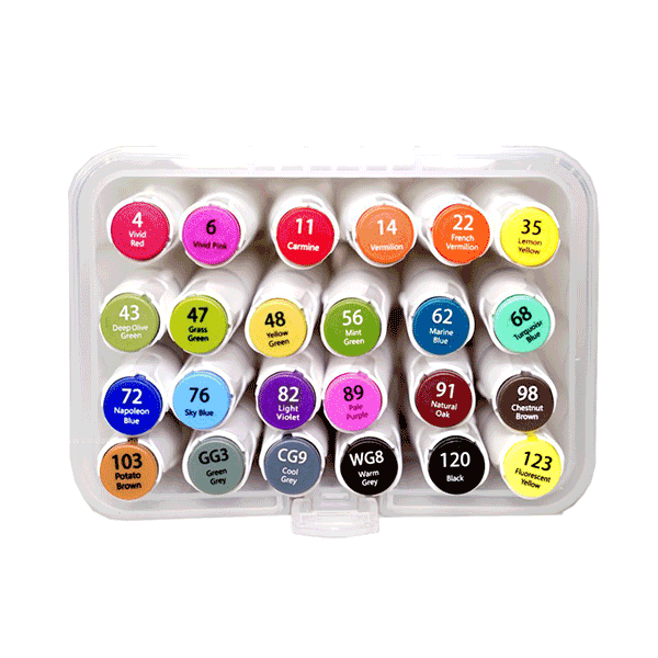 rando24mapromax2 ماژیک راندو 24 رنگ مپرومکس